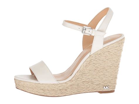 michael kors jill wedge white|michael kors wedges sale.